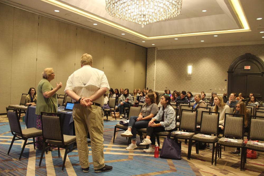 Kate and Deacon Andy Grosmaire #HopeOverDeath Speaking Tour Washington DC IFTJ Ignatian Family Teach-In for Justice