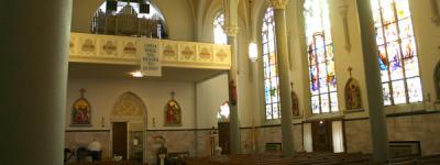 Our Lady of the Holy Cross Catholic Church in Baden, Missouri